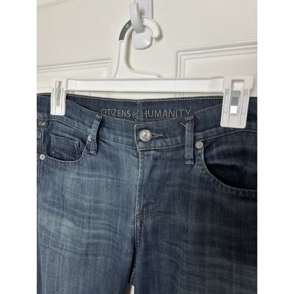 Citizens of Humanity Dita Dark Wash Jeans Petite Bootcut Leg Size 27 USA - Picture 4 of 9
